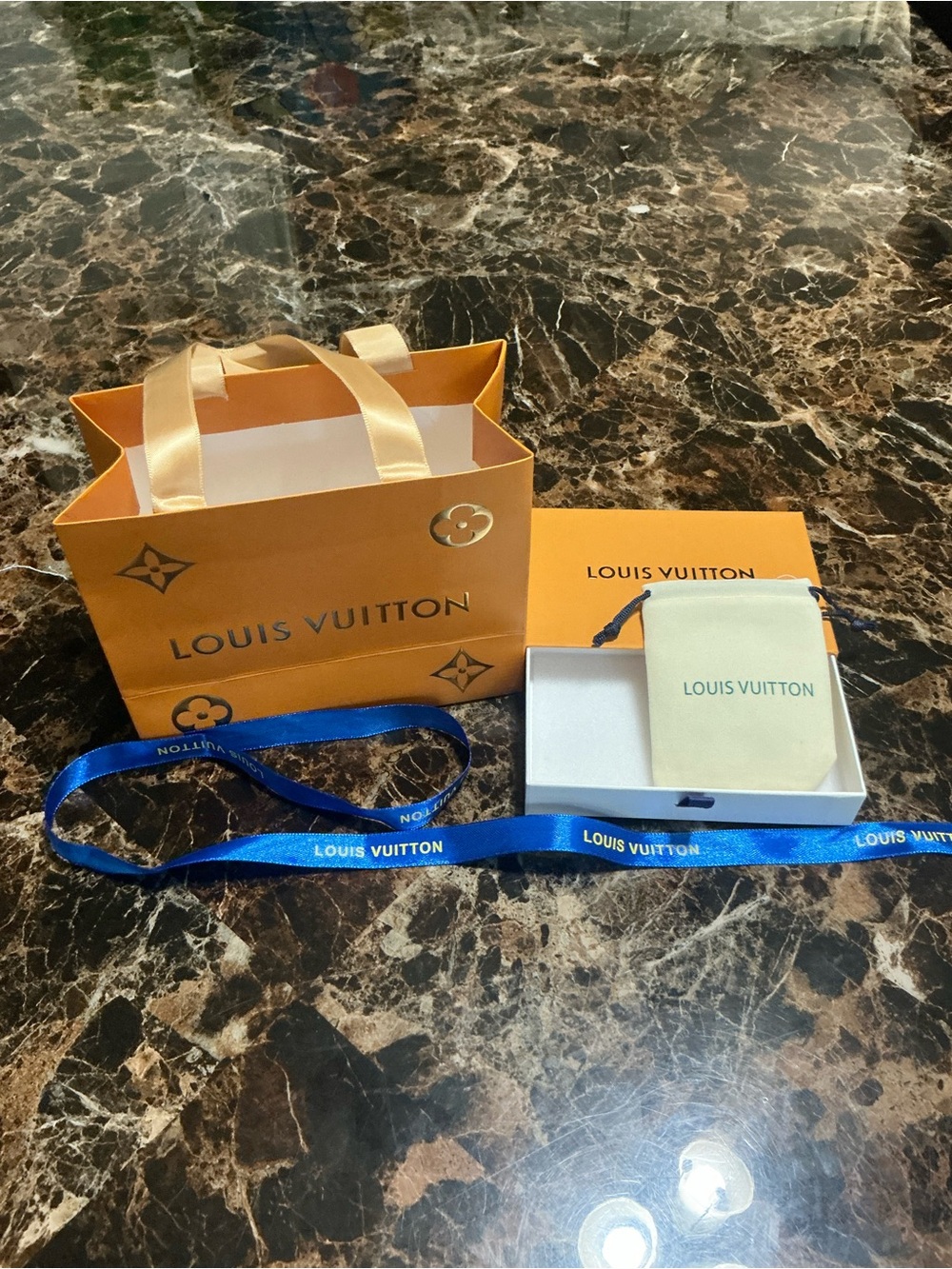 Louis Vuitton Sliver Monogram Earrings